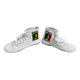 UNISEX White Canvas Trainers