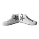 White High Canvas Trainers