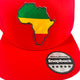 Africa Map Cap